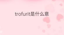 trofurit是什么意思 trofurit的翻译、读音、例句、中文解释