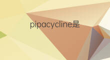 pipacycline是什么意思 pipacycline的中文翻译、读音、例句