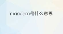 mandera是什么意思 mandera的中文翻译、读音、例句