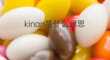 kinan是什么意思 kinan的中文翻译、读音、例句