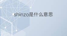 shinzo是什么意思 shinzo的中文翻译、读音、例句