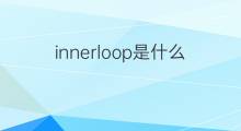 innerloop是什么意思 innerloop的翻译、读音、例句、中文解释