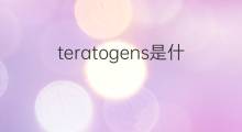 teratogens是什么意思 teratogens的中文翻译、读音、例句