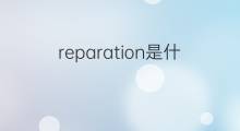 reparation是什么意思 reparation的中文翻译、读音、例句