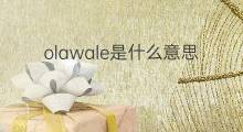 olawale是什么意思 olawale的中文翻译、读音、例句