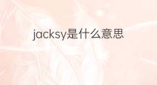 jacksy是什么意思 jacksy的中文翻译、读音、例句