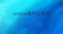 celsius是什么意思 celsius的中文翻译、读音、例句