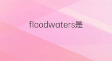 floodwaters是什么意思 floodwaters的中文翻译、读音、例句