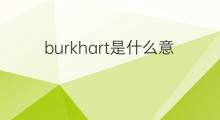 burkhart是什么意思 burkhart的中文翻译、读音、例句