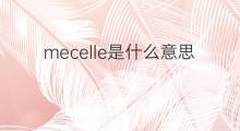 mecelle是什么意思 mecelle的中文翻译、读音、例句