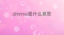 dmmw是什么意思 dmmw的中文翻译、读音、例句