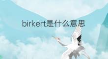 birkert是什么意思 birkert的中文翻译、读音、例句