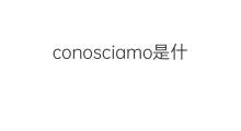 conosciamo是什么意思 conosciamo的中文翻译、读音、例句