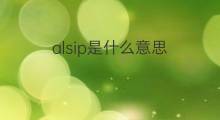 alsip是什么意思 alsip的中文翻译、读音、例句