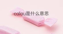 calau是什么意思 calau的中文翻译、读音、例句