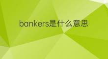 bankers是什么意思 bankers的中文翻译、读音、例句