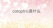 catoptric是什么意思 catoptric的中文翻译、读音、例句