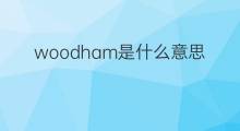 woodham是什么意思 woodham的中文翻译、读音、例句