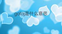 galaj是什么意思 galaj的中文翻译、读音、例句