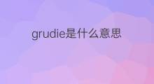 grudie是什么意思 grudie的中文翻译、读音、例句