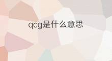 qcg是什么意思 qcg的中文翻译、读音、例句