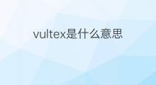 vultex是什么意思 vultex的翻译、读音、例句、中文解释