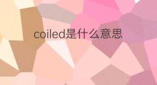 coiled是什么意思 coiled的中文翻译、读音、例句