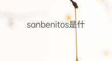 sanbenitos是什么意思 sanbenitos的中文翻译、读音、例句