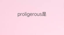 proligerous是什么意思 proligerous的中文翻译、读音、例句
