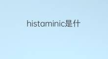 histaminic是什么意思 histaminic的中文翻译、读音、例句