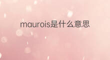 maurois是什么意思 maurois的中文翻译、读音、例句