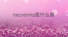 necremia是什么意思 necremia的中文翻译、读音、例句