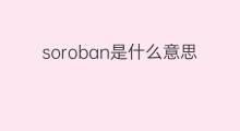 soroban是什么意思 soroban的翻译、读音、例句、中文解释