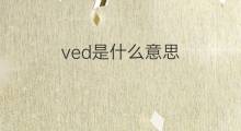 ved是什么意思 ved的中文翻译、读音、例句