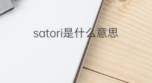 satori是什么意思 satori的翻译、读音、例句、中文解释