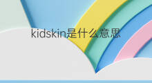 kidskin是什么意思 kidskin的中文翻译、读音、例句