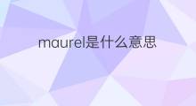 maurel是什么意思 maurel的中文翻译、读音、例句