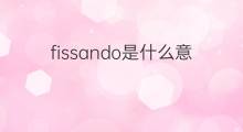 fissando是什么意思 fissando的翻译、读音、例句、中文解释