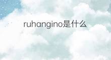 ruhangino是什么意思 ruhangino的中文翻译、读音、例句