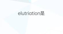 elutriation是什么意思 elutriation的中文翻译、读音、例句