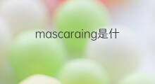 mascaraing是什么意思 mascaraing的中文翻译、读音、例句