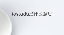 tostada是什么意思 tostada的中文翻译、读音、例句