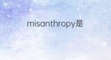 misanthropy是什么意思 misanthropy的中文翻译、读音、例句