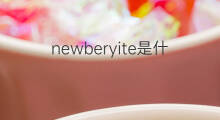 newberyite是什么意思 newberyite的中文翻译、读音、例句