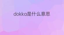 dokka是什么意思 dokka的中文翻译、读音、例句