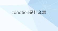 zonation是什么意思 zonation的中文翻译、读音、例句