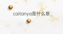caitanya是什么意思 caitanya的翻译、读音、例句、中文解释