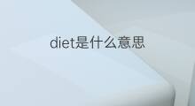 diet是什么意思 diet的中文翻译、读音、例句