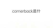 cornerback是什么意思 cornerback的中文翻译、读音、例句