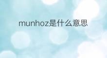 munhoz是什么意思 英文名munhoz的翻译、发音、来源